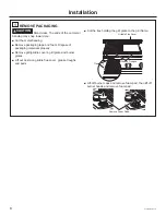 Предварительный просмотр 8 страницы Cafe CGU366 Installation Instructions Manual