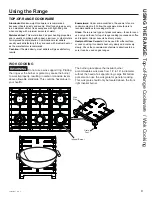 Предварительный просмотр 10 страницы Cafe CGU366 Owner'S Manual