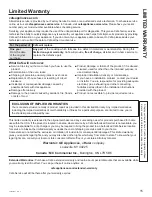 Предварительный просмотр 16 страницы Cafe CGU366 Owner'S Manual