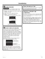 Preview for 13 page of Cafe CGY366 Installation Instructions Manual