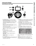 Предварительный просмотр 14 страницы Cafe CGY366 Owner'S Manual