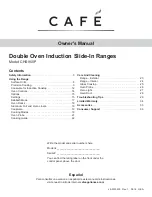 Cafe CHS950P Owner'S Manual предпросмотр