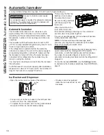 Preview for 18 page of Cafe CQE Series Owner'S Manual And Installation Instructions