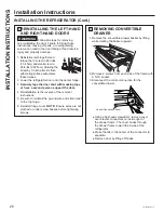 Preview for 26 page of Cafe CQE Series Owner'S Manual And Installation Instructions