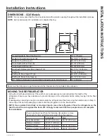 Preview for 25 page of Cafe CVE Owner'S Manual And Installation Instructions