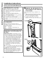 Предварительный просмотр 26 страницы Cafe CVE Owner'S Manual And Installation Instructions