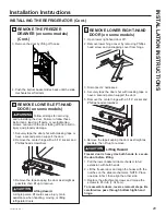 Предварительный просмотр 29 страницы Cafe CVE Owner'S Manual And Installation Instructions