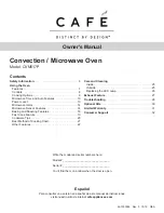 Предварительный просмотр 1 страницы Cafe CVM517P4M5W2 Owner'S Manual