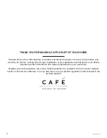 Предварительный просмотр 2 страницы Cafe CVM721M Owner'S Manual