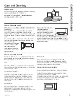 Предварительный просмотр 21 страницы Cafe CVM721M2N8S5 Owner'S Manual