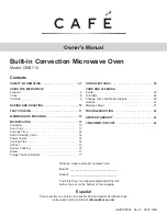 Cafe CWB713 Owner'S Manual предпросмотр