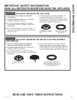 Предварительный просмотр 5 страницы Cafe CWB713 Owner'S Manual