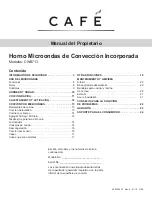 Предварительный просмотр 25 страницы Cafe CWB713 Owner'S Manual