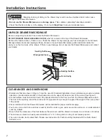 Предварительный просмотр 2 страницы Cafe CWL112P2RD5 Quick Manual