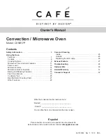 Cafe Q1722NAB Owner'S Manual предпросмотр