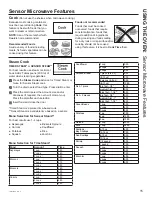 Предварительный просмотр 15 страницы Cafe Q1722NAB Owner'S Manual