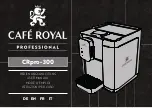 Preview for 1 page of CAFÉ ROYAL Professional CRpro-300 User Manual