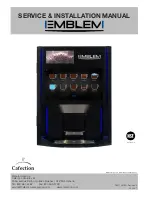 Cafection EMBLEM Service & Installation Manual preview