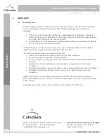 Preview for 6 page of Cafection EMBLEM Service & Installation Manual