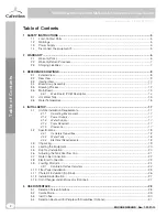 Preview for 2 page of Cafection Encore Ground Service & Installation Manual