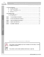 Preview for 4 page of Cafection Encore Ground Service & Installation Manual