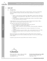 Preview for 6 page of Cafection Encore lite Service & Installation Manual