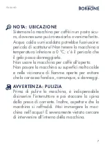 Preview for 7 page of Caffe Borbone Didi Operating Instructions Manual