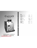 Caffeo #66 Operating	 Instruction preview