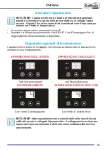 Предварительный просмотр 15 страницы Caffitaly System FR001 Instruction Booklet