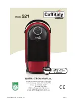 Caffitaly System S 21 Instruction Manual предпросмотр