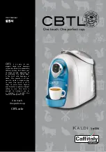 Preview for 1 page of Caffitaly System S04 User Manual