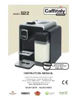 Предварительный просмотр 1 страницы Caffitaly System S22 Instruction Manual