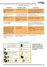 Предварительный просмотр 23 страницы Caffitaly System S24 Instruction Book