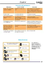 Предварительный просмотр 47 страницы Caffitaly System S24 Instruction Book