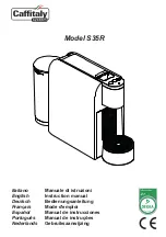 Предварительный просмотр 1 страницы Caffitaly System Volta S35R Instruction Manual