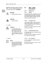 Предварительный просмотр 20 страницы Cafina c5 Operating Instructions Manual