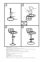 Preview for 3 page of CAFOM SOURCING MICAELO 147394BLAN Assembly Instructions