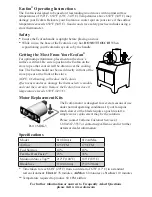 Preview for 2 page of Caframo 810 UltrAir Operating Instructions