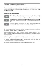 Preview for 10 page of Caframo BDC250MU1 User Manual