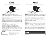 Preview for 2 page of Caframo Kona 817CA-WBX Manual