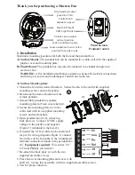 Preview for 2 page of Caframo Maestro 7482CA-WBX Operating Instructions Manual