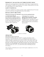 Preview for 3 page of Caframo Pali 9510CA-BBX Operating Instructions Manual