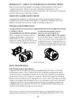 Preview for 8 page of Caframo Pali 9510CA-BBX Operating Instructions Manual