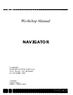 Preview for 1 page of Cagiva Navigator Workshop Manual