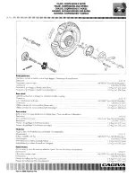 Preview for 171 page of Cagiva Roadster 521 Workshop Manual