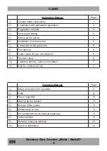 Preview for 14 page of CAGO 807506 Installation And Operating Manual