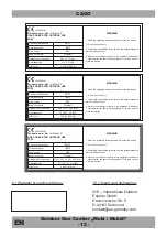 Preview for 24 page of CAGO 807506 Installation And Operating Manual