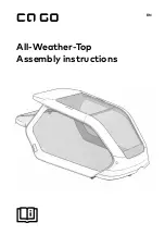 CAGO All-Weather-Top Assembly Instructions Manual preview