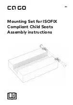 CAGO Mounting Set for ISOFIX Compliant Child... Assembly Instructions Manual preview