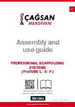 CAGSAN MERDIVEN ProTUBE F Assembly And Use Manuallines preview